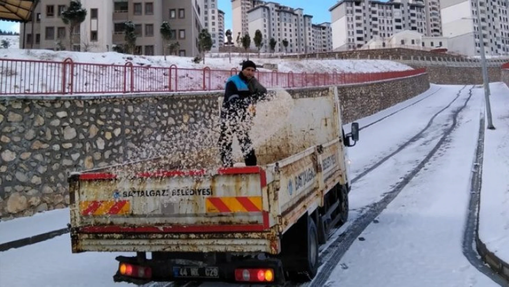 Malatya'da kar etkili oldu