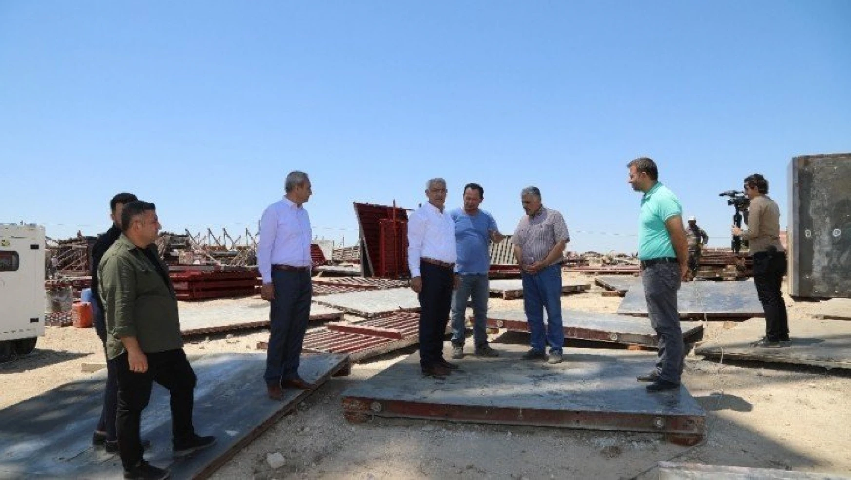 Battalgazi'de deprem konutlarının inşaat çalışmaları başladı