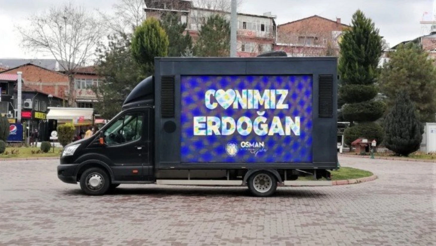Battalgazi'den New York'a 'Canımız Erdoğan'lı cevap