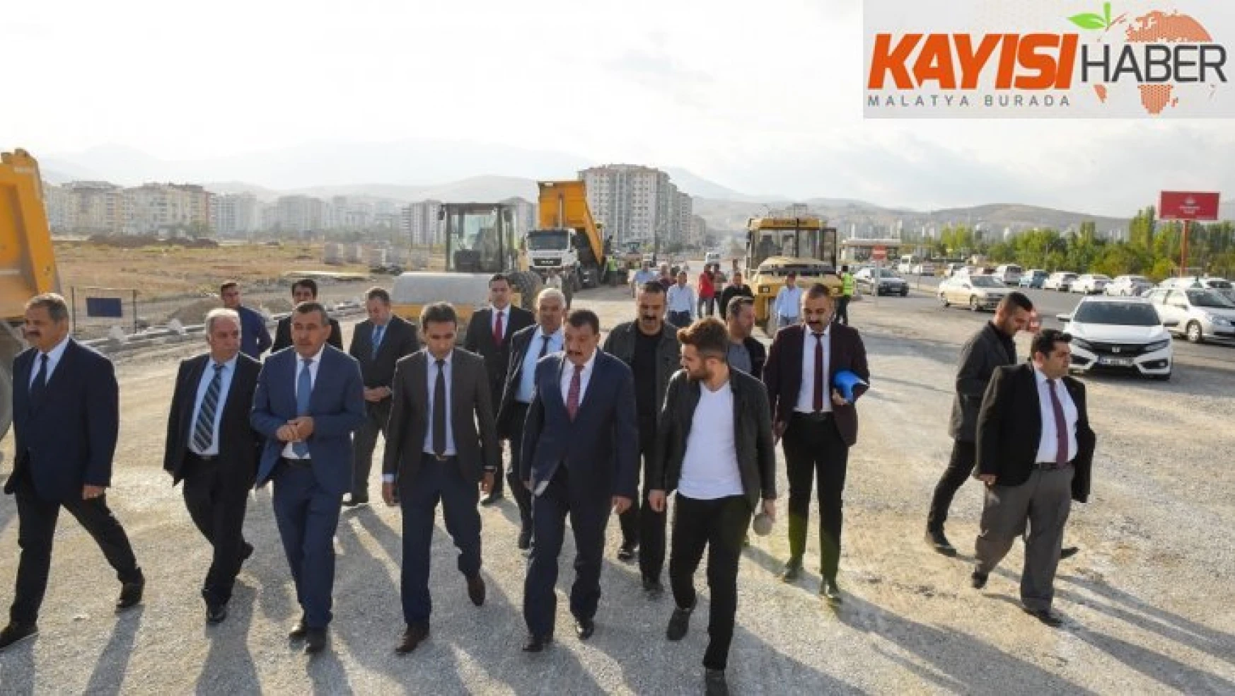 Başkan Gürkan, Altın Kayısı Bulvarında incelemelerde bulundu