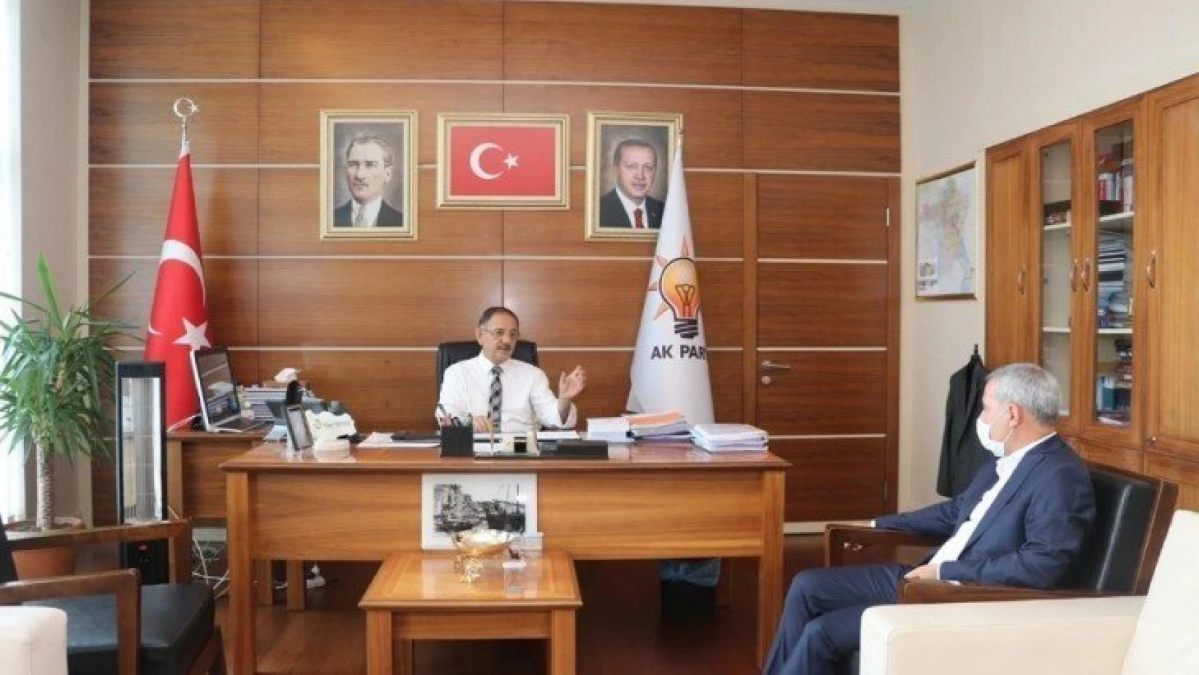 Çınar, Ankara'da ziyaretlerde bulundu