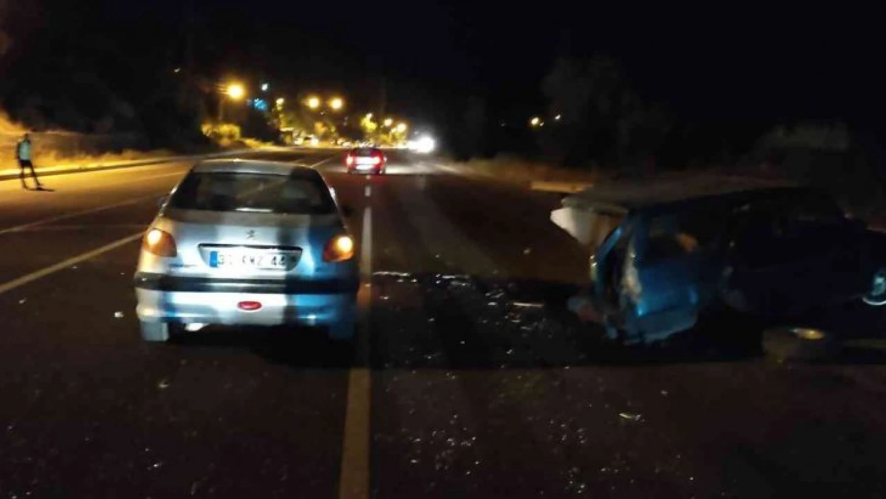 Darende'de trafik kazası: 1 yaralı