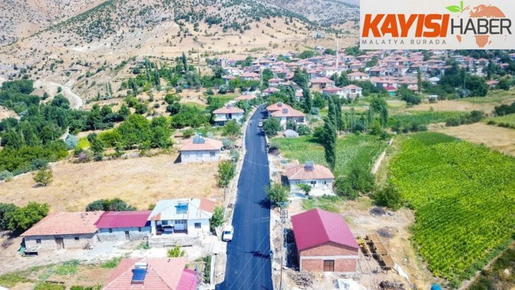 Doğanşehir'de asfalt çalışması