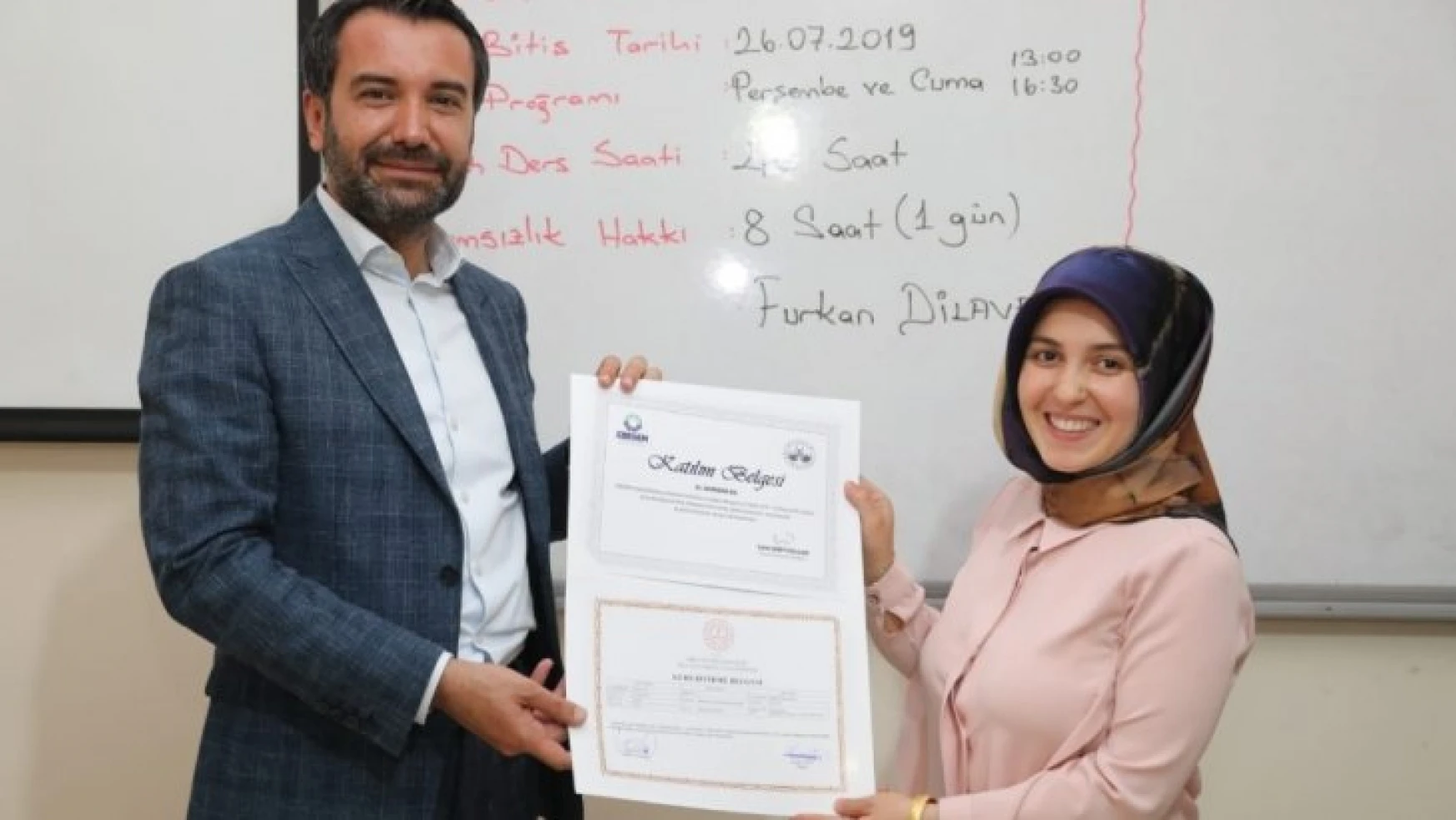 Elazığ'da 110 kursiyere sertifikaları verildi