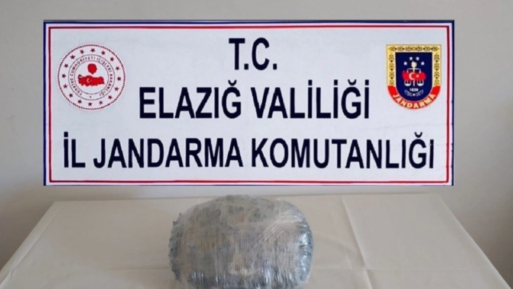 Elazığ'da 2,5 kilo esrar ele geçirildi
