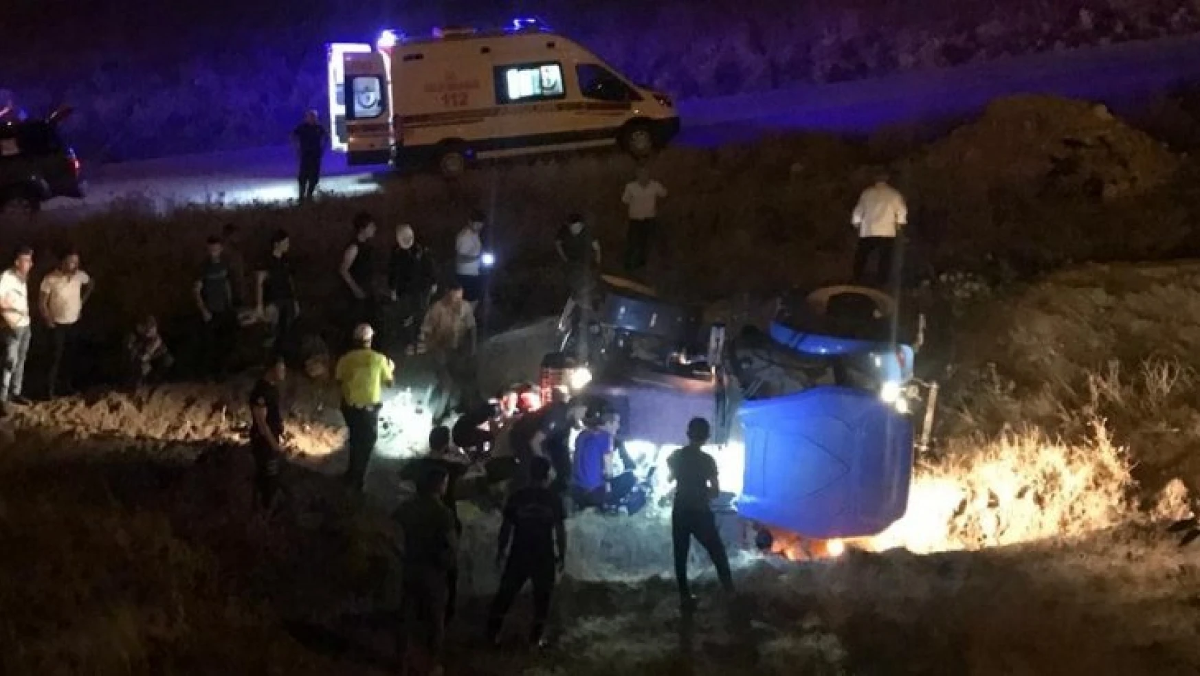 Elazığ'da traktör devrildi: 1 ağır yaralı
