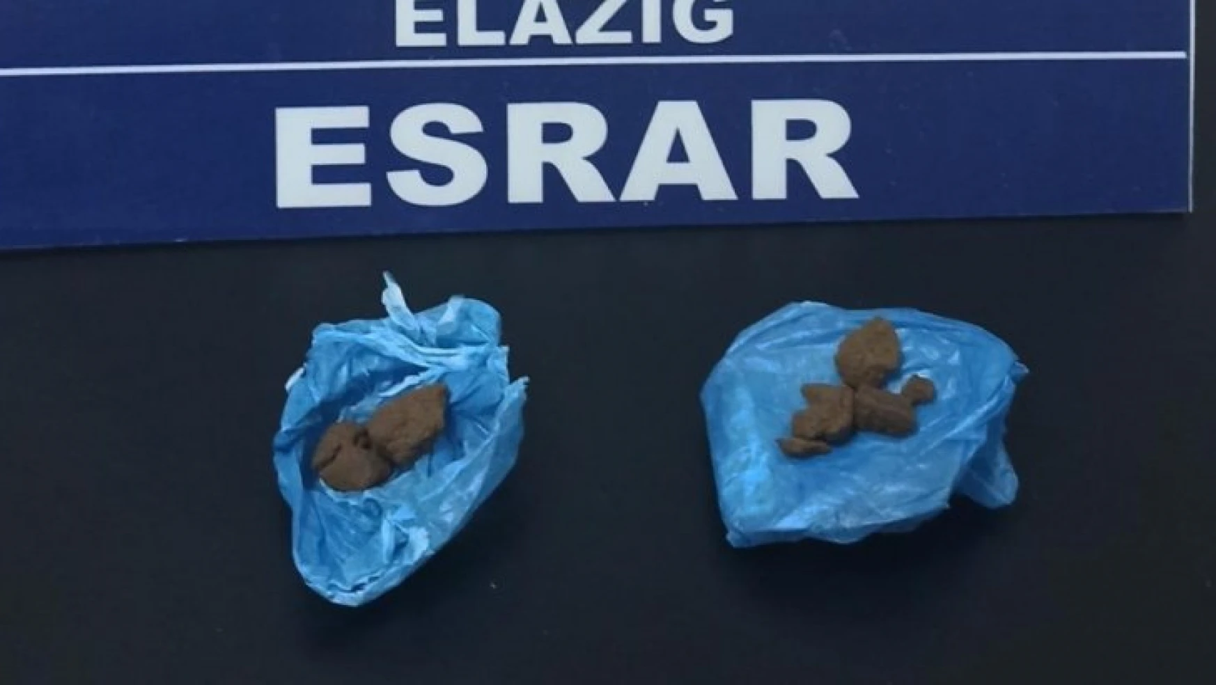 Elazığ'da uyuşturucu ile mücadele 3 şüpheli hakkında işlem yapıldı