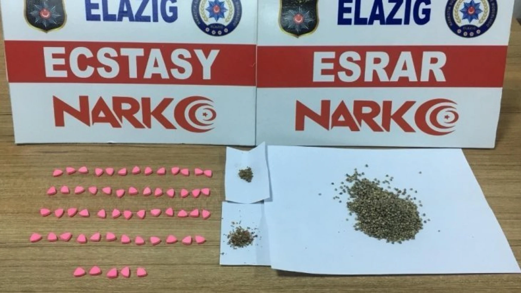Elazığ'da uyuşturucu taciri suç üstü yakalanıp, tutuklandı