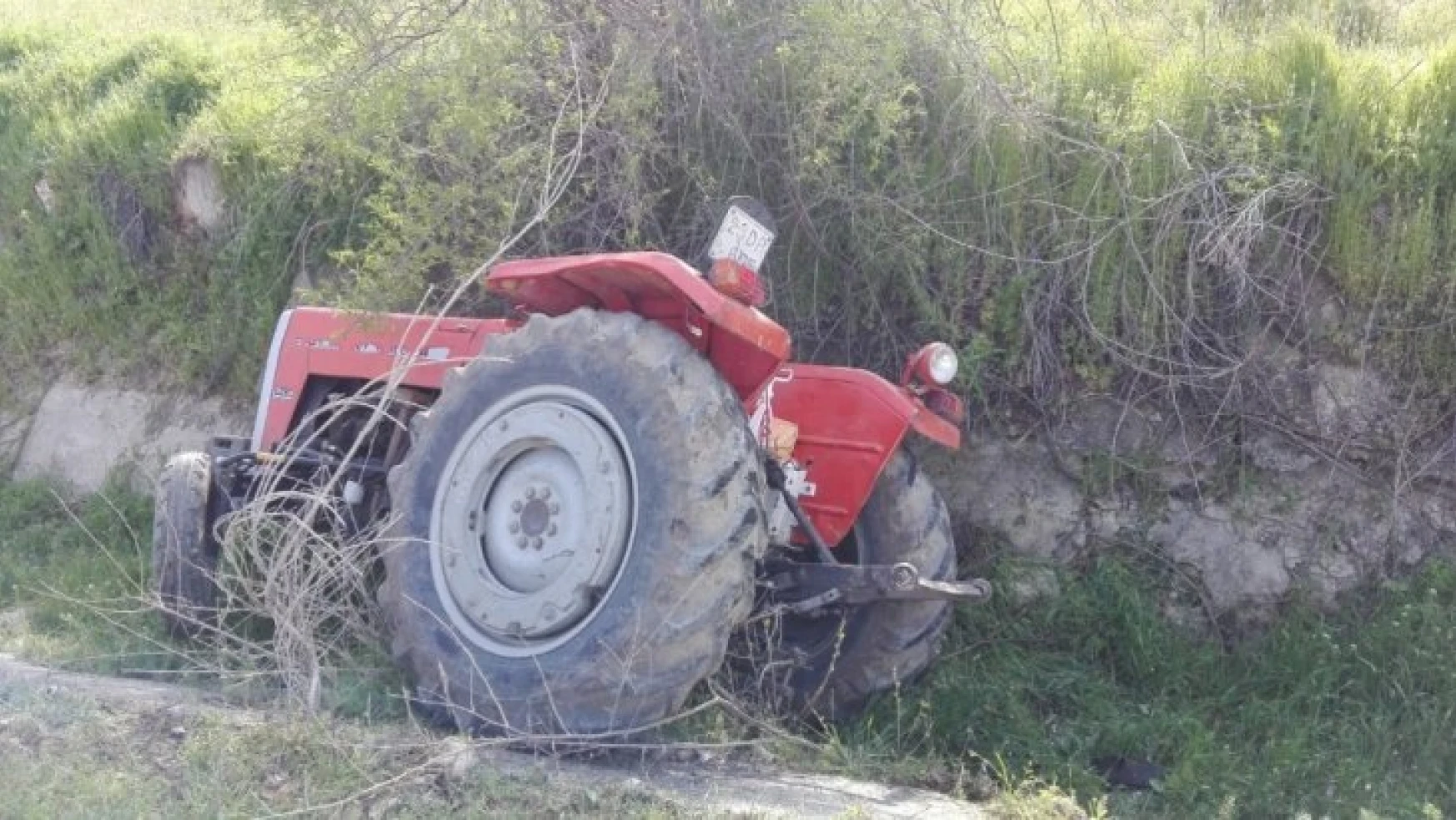 Elazığ'da traktör kazası: 1 ölü, 1 yaralı