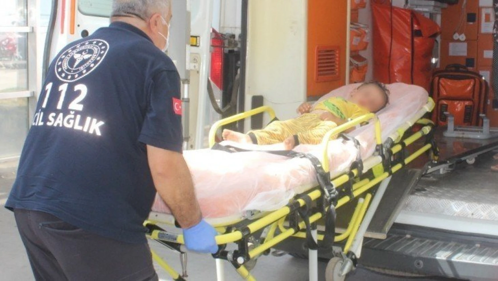 Elektrik akımına kapılan çocuk yaralandı