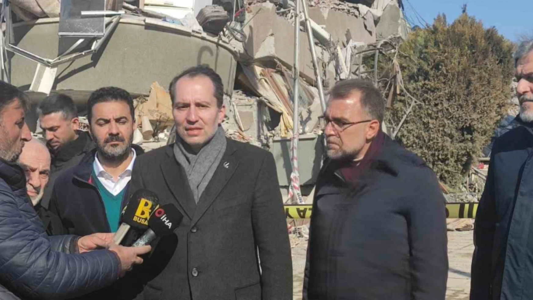 Erbakan: 'Deprem anından itibaren tüm teşkilatlarımız seferber oldular'