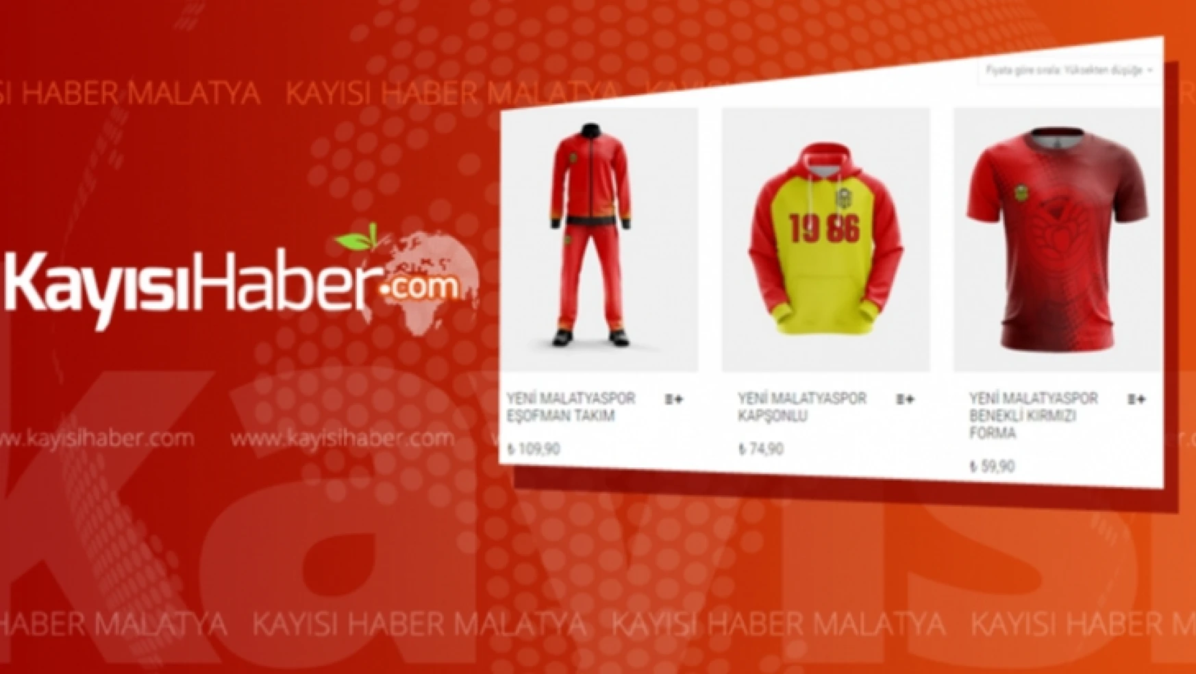 Yeni Malatyaspor'un lisanslı ürünleri internette satışta