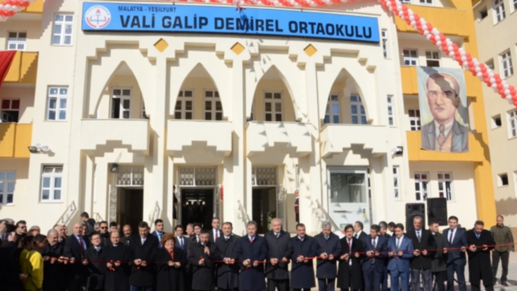 Vali Galip Demirel Ortaokulu'nun açılışı gerçekleşti