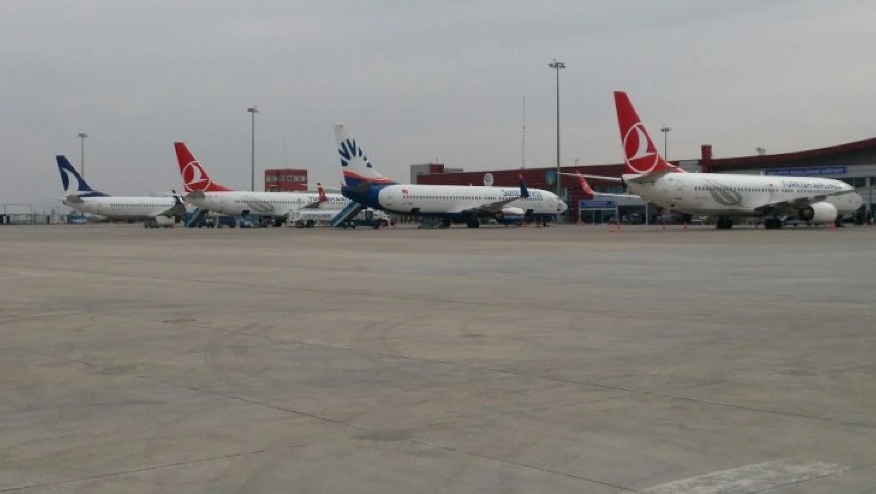 Haziran'da Malatya Havalimanı'nda 65 bin 197 kişi uçtu