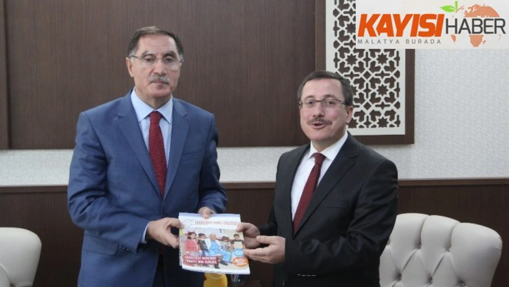 Kamu Başdenetçisi Şeref Malkoç, Rektör Kızılay'ı ziyaret etti