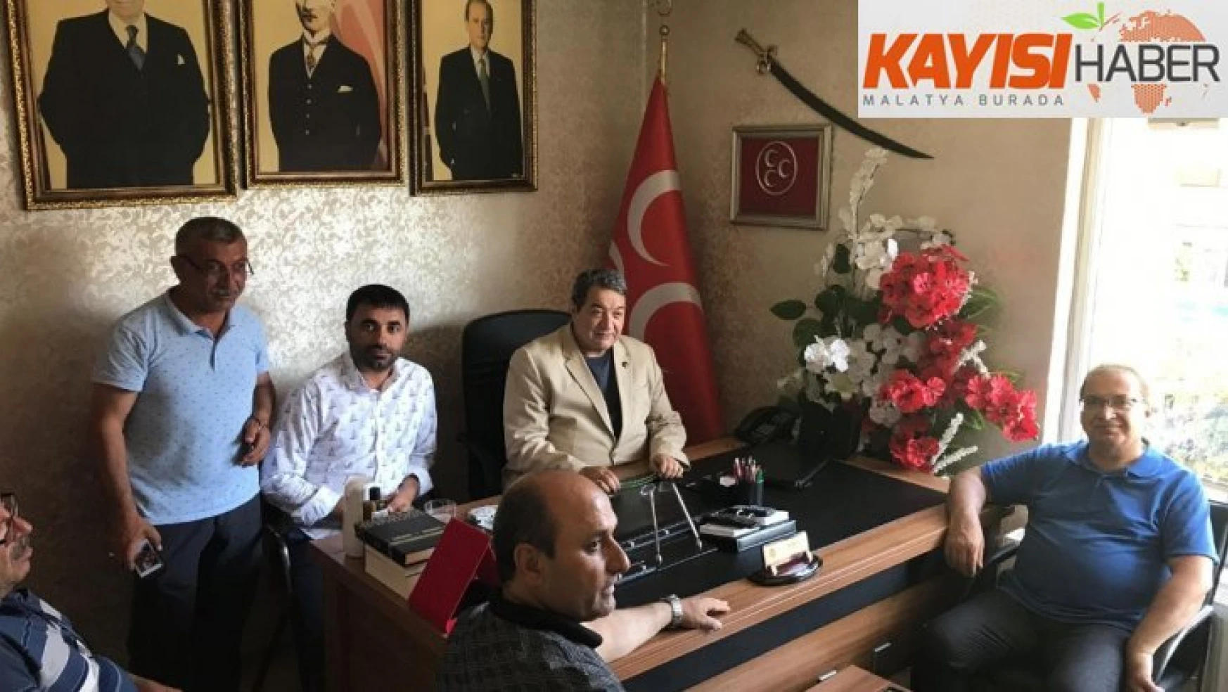 Kazgan'dan MHP'ye taziye ziyareti