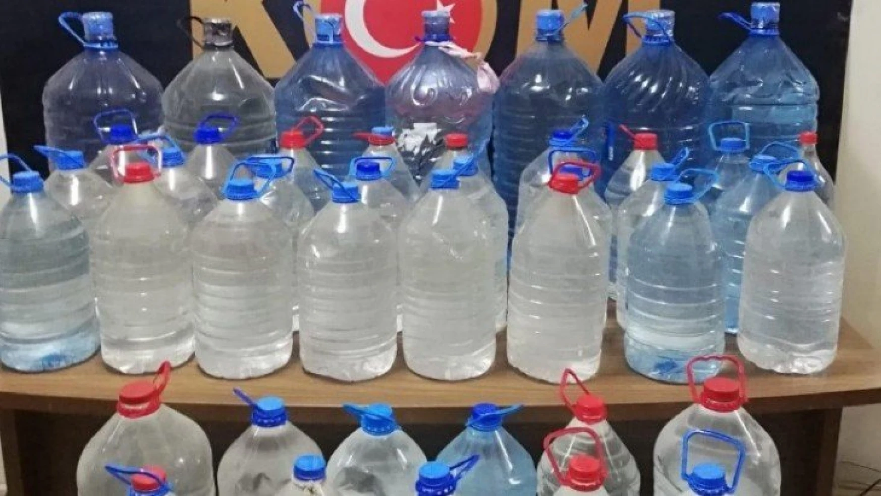 Malatya'da 321 litre boğma içki ele geçirildi