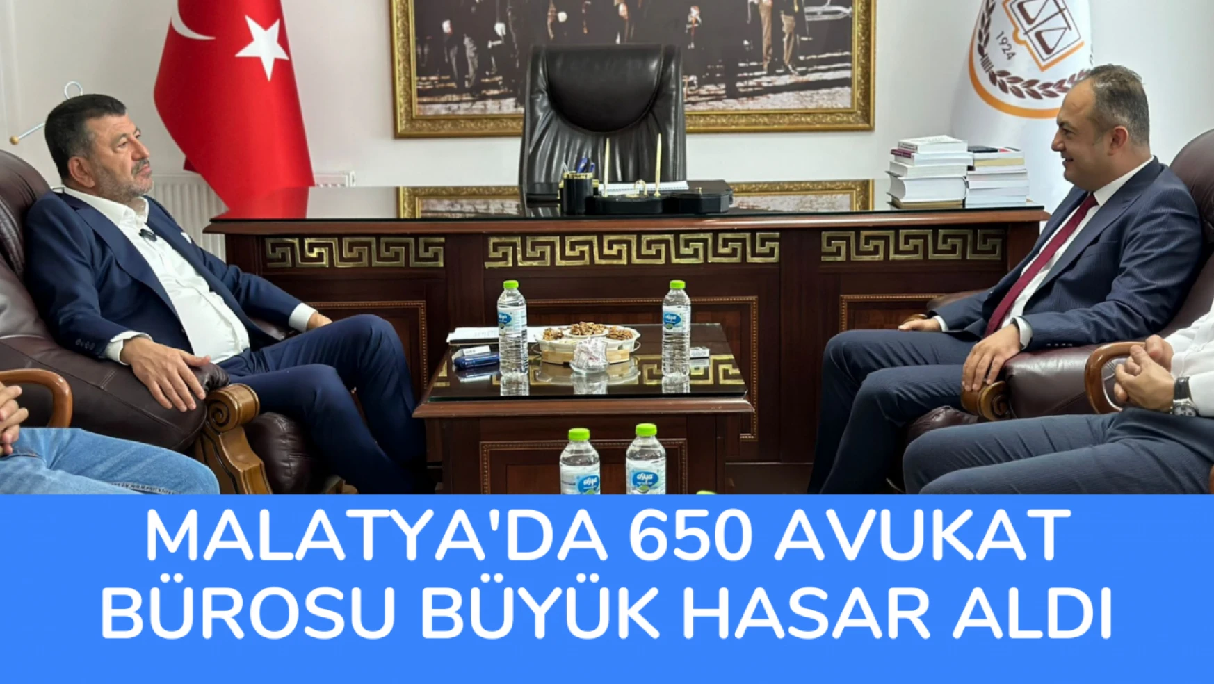 Malatya'da 650 avukat bürosu büyük hasar aldı