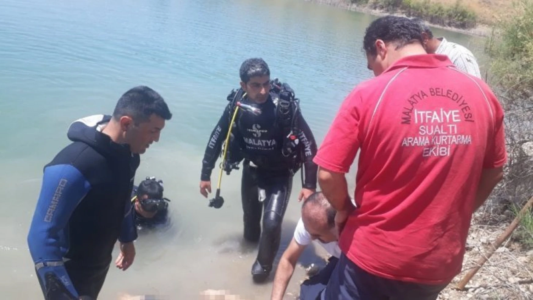 Malatya'da baraj gölüne giren genç boğuldu