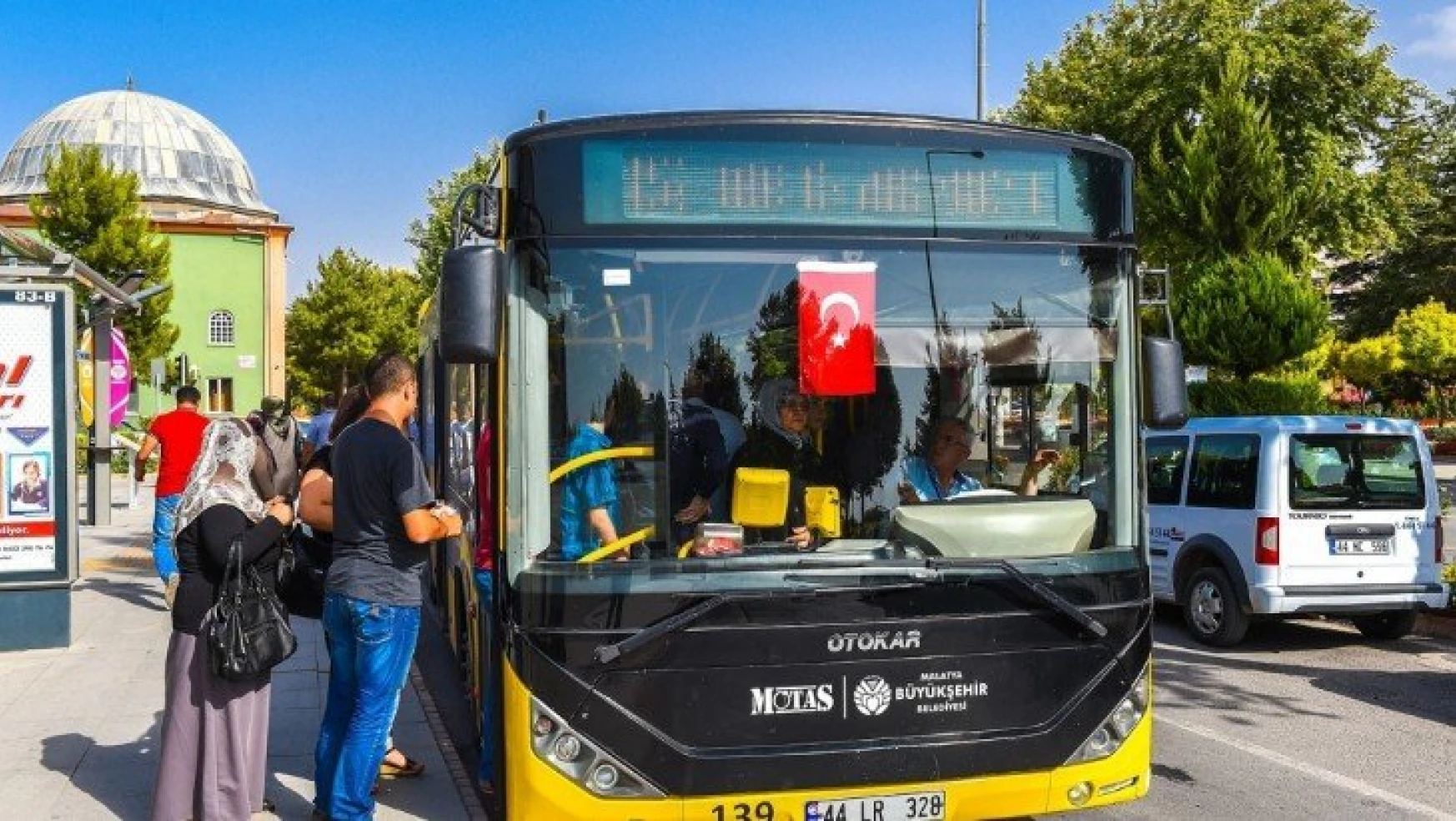 Malatya'da belediye otobüsleri bayramın 1'inci ve 2'inci günü ücretsiz
