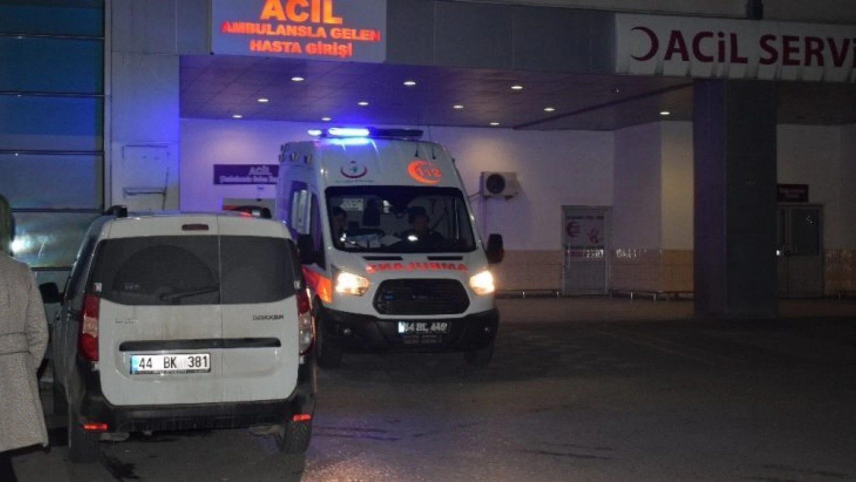 Malatya'da darp edilen şahıs ağır yaralandı
