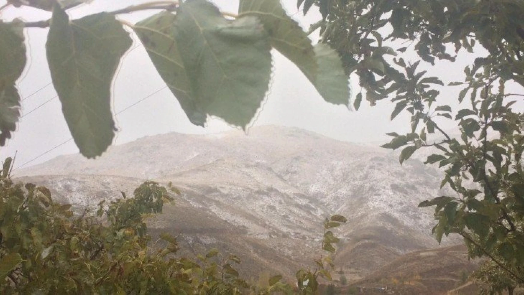 Malatya'da mevsimin ilk Kar'ı yağdı