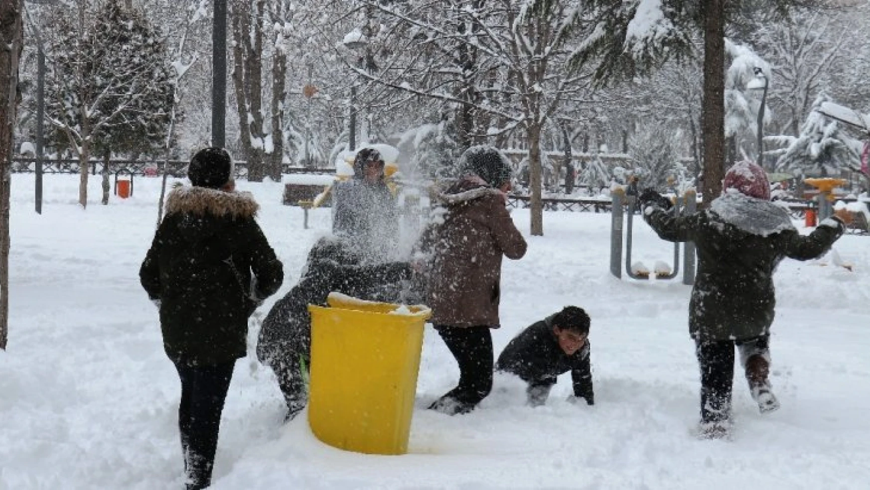 Malatya'da okullara kar tatili