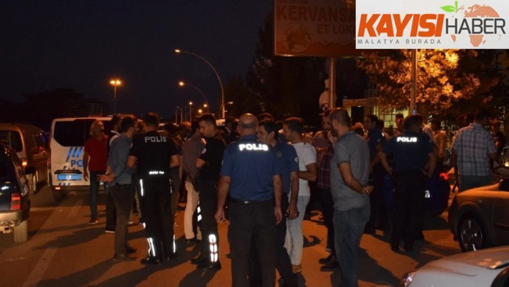 Malatya'da polisi alarma geçiren düğün konvoyu