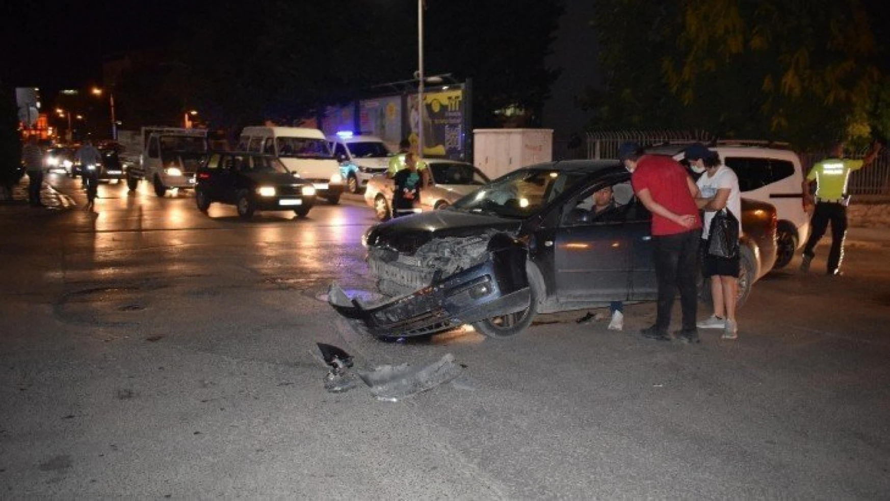 Malatya'da trafik kazası : 1 yaralı