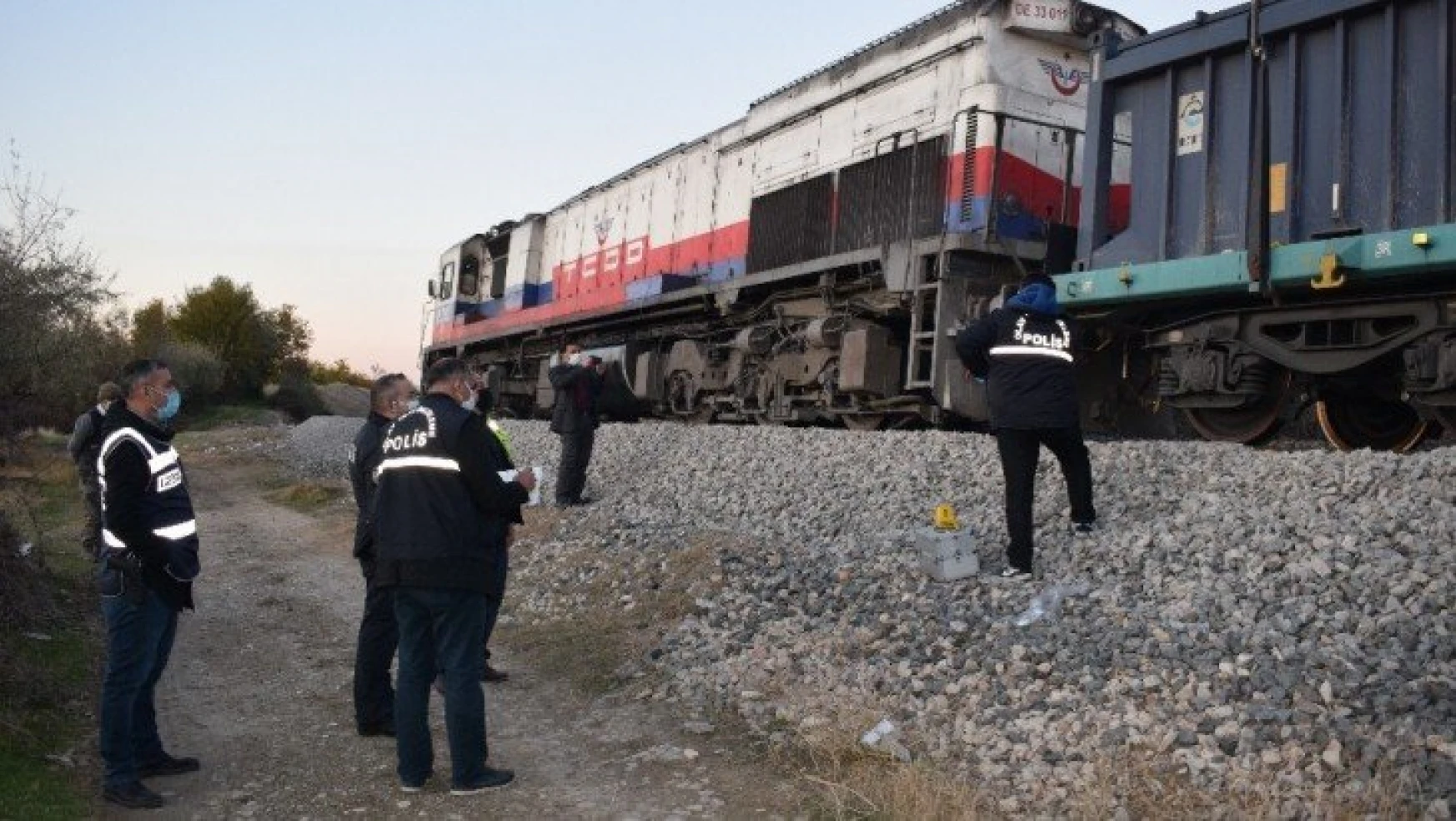 Malatya'da trenin çarptığı kadın hayatını kaybetti