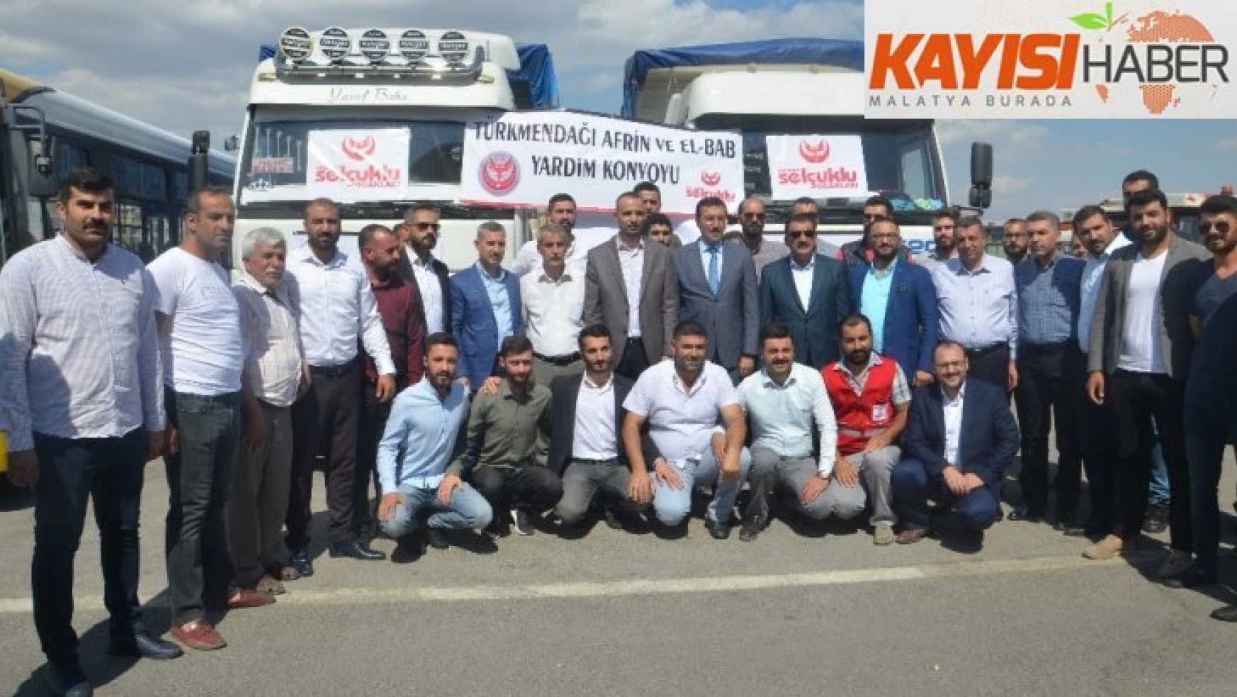 Malatya'dan Türkmenlere yardım eli