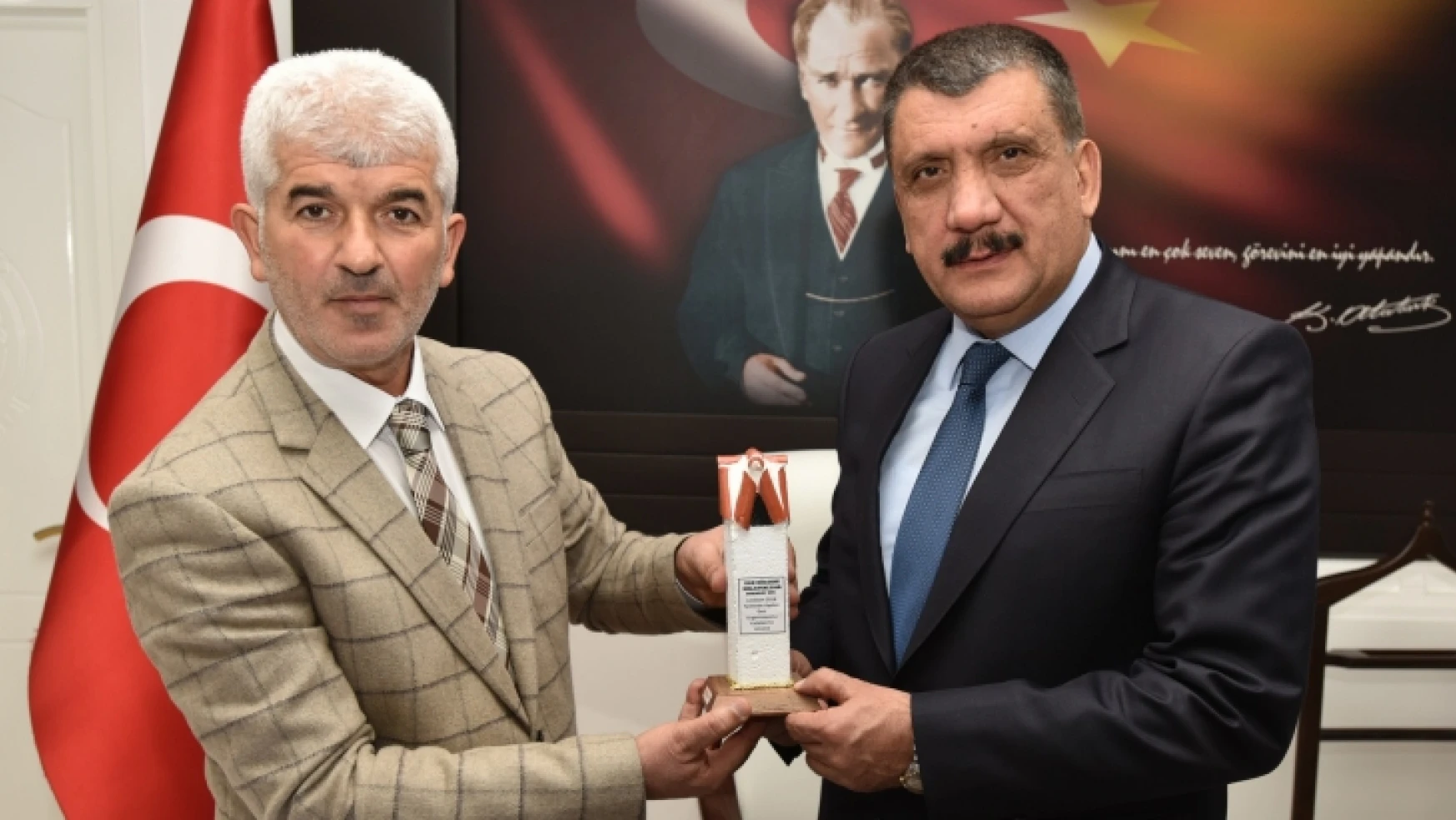 Dernek Başkanı Ateş'ten Gürkan'a ziyaret