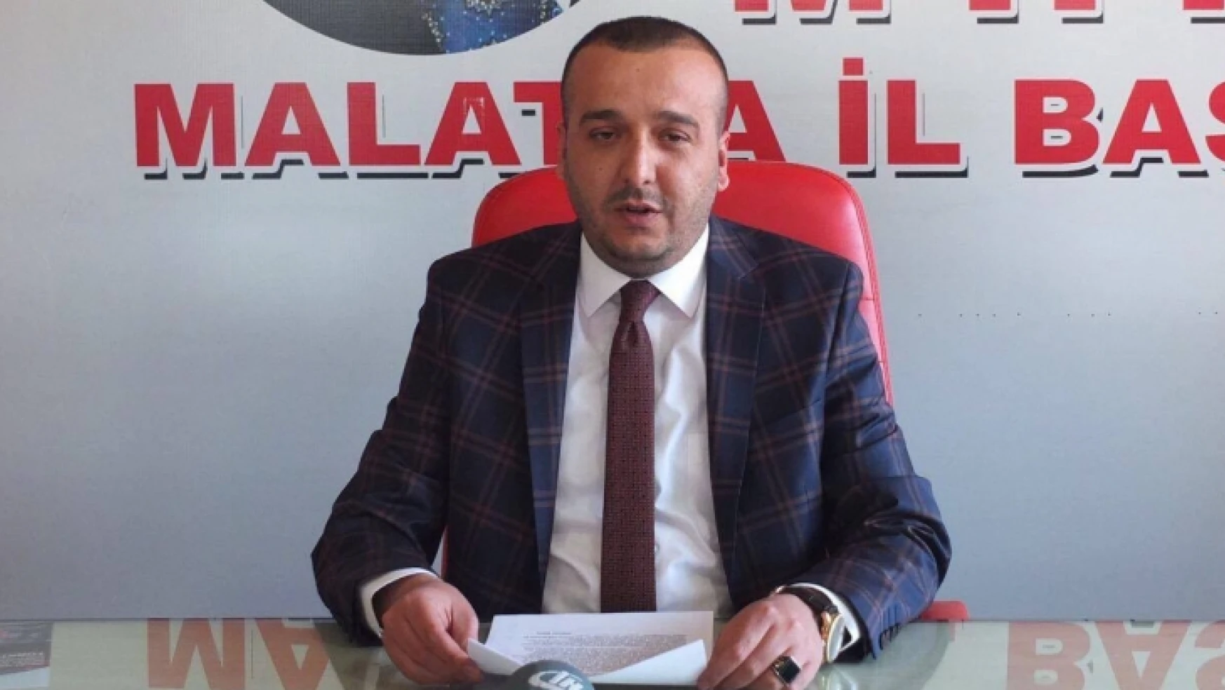 MHP Battalgazi İlçe Başkanı Gökhan Şahin istifa etti