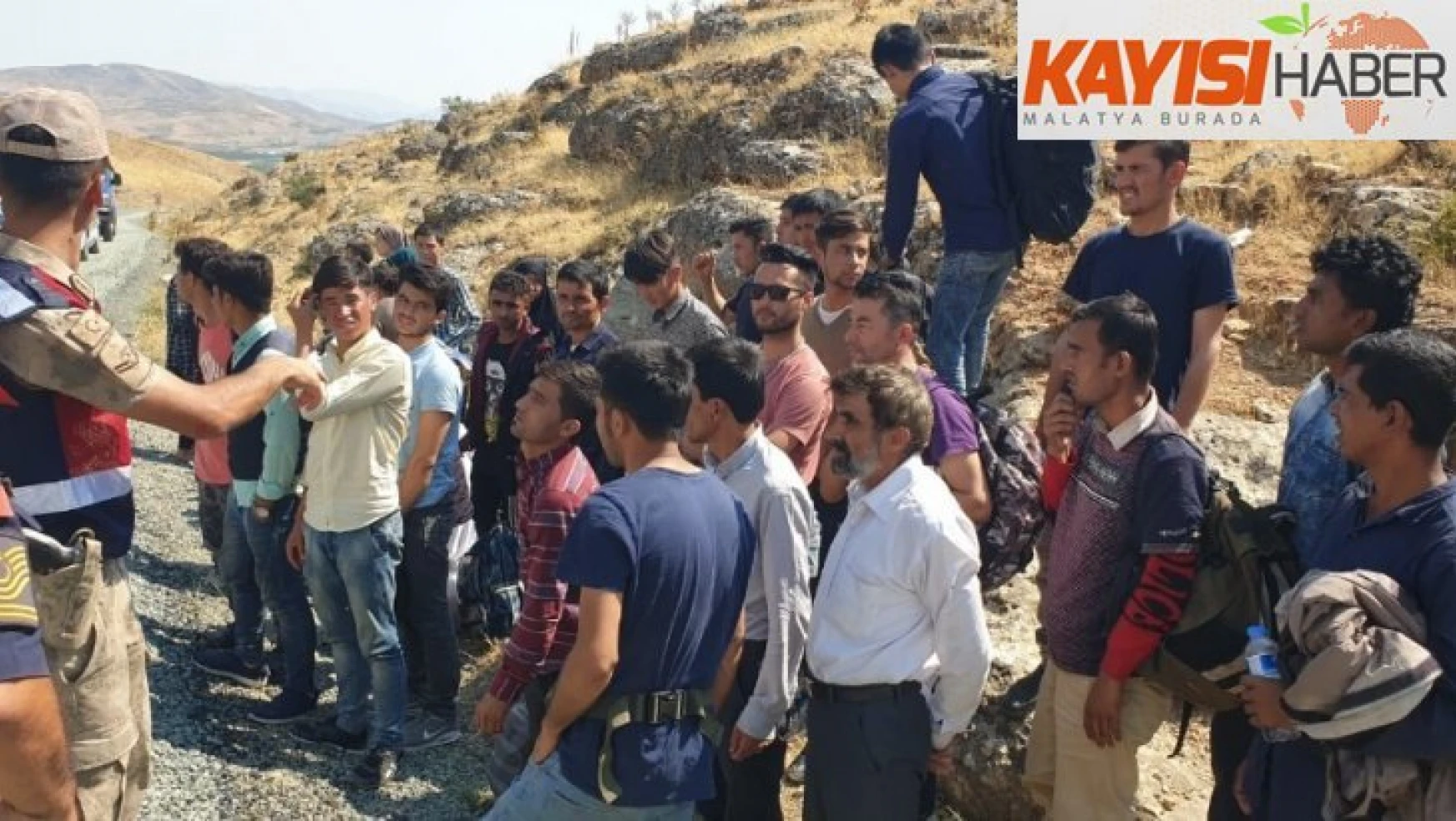 Malatya'da 39 kaçak göçmen yakalandı