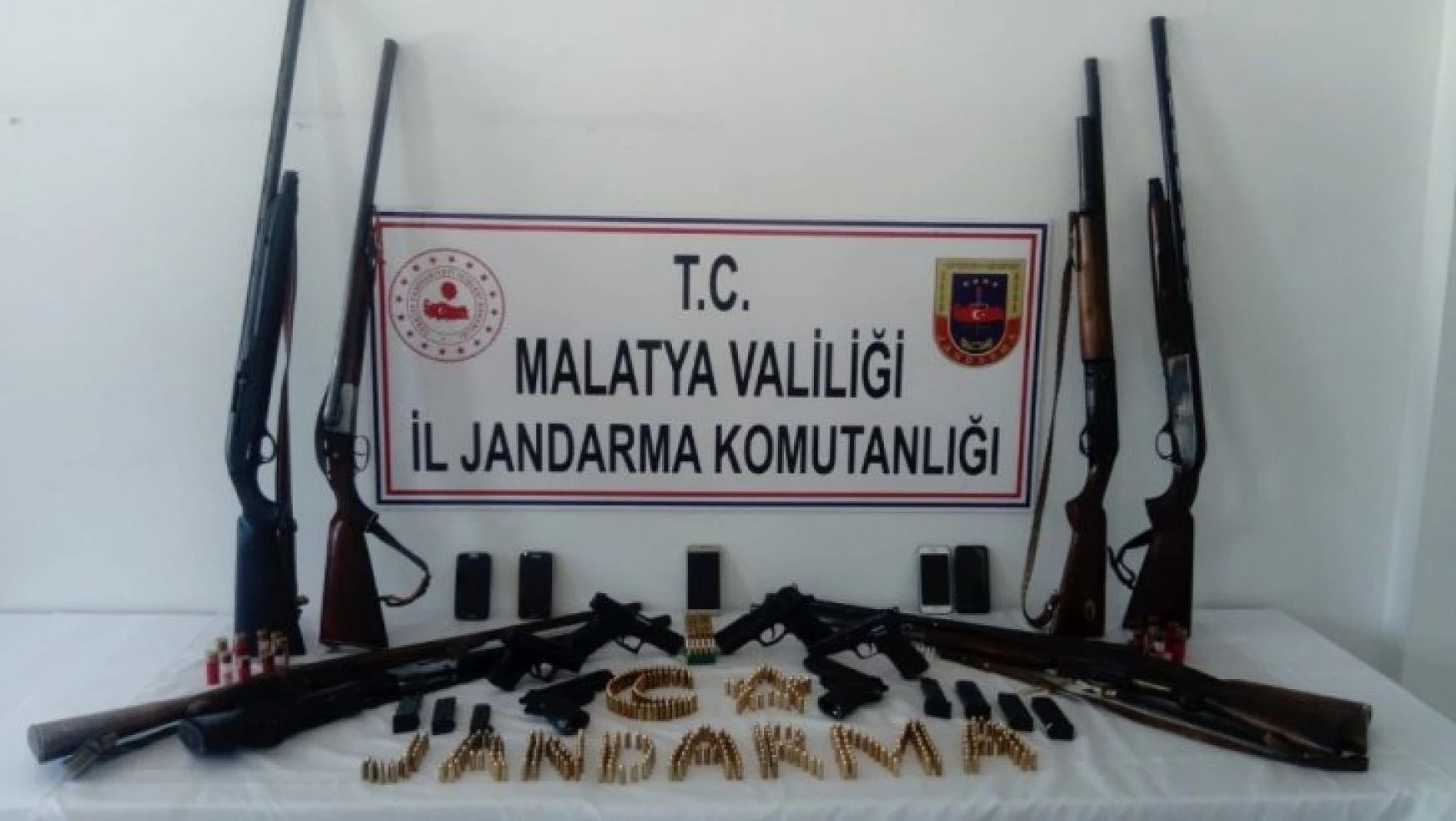 Malatya'da silah kaçakçılığı operasyonu