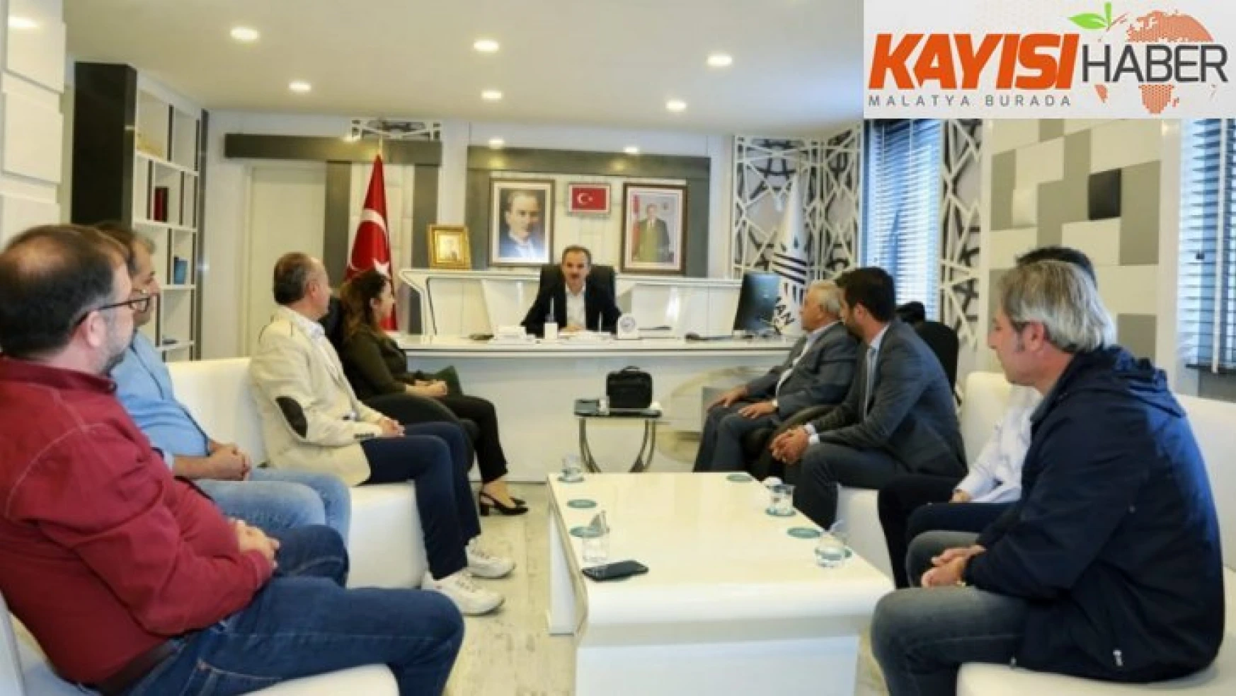 Muhalefet partili meclis üyelerinden Başkan Kılınç'a ziyaret