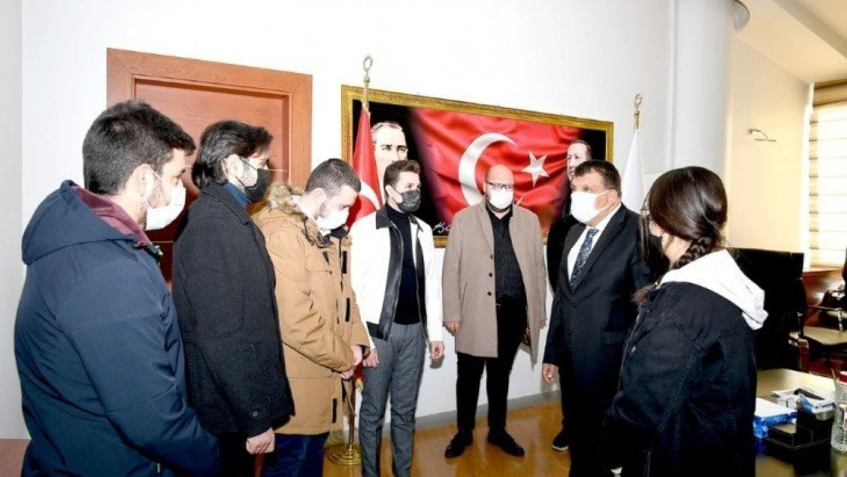 Öğretmenler, Başkan Gürkan'ın Öğretmenler Günü'nü kutladı