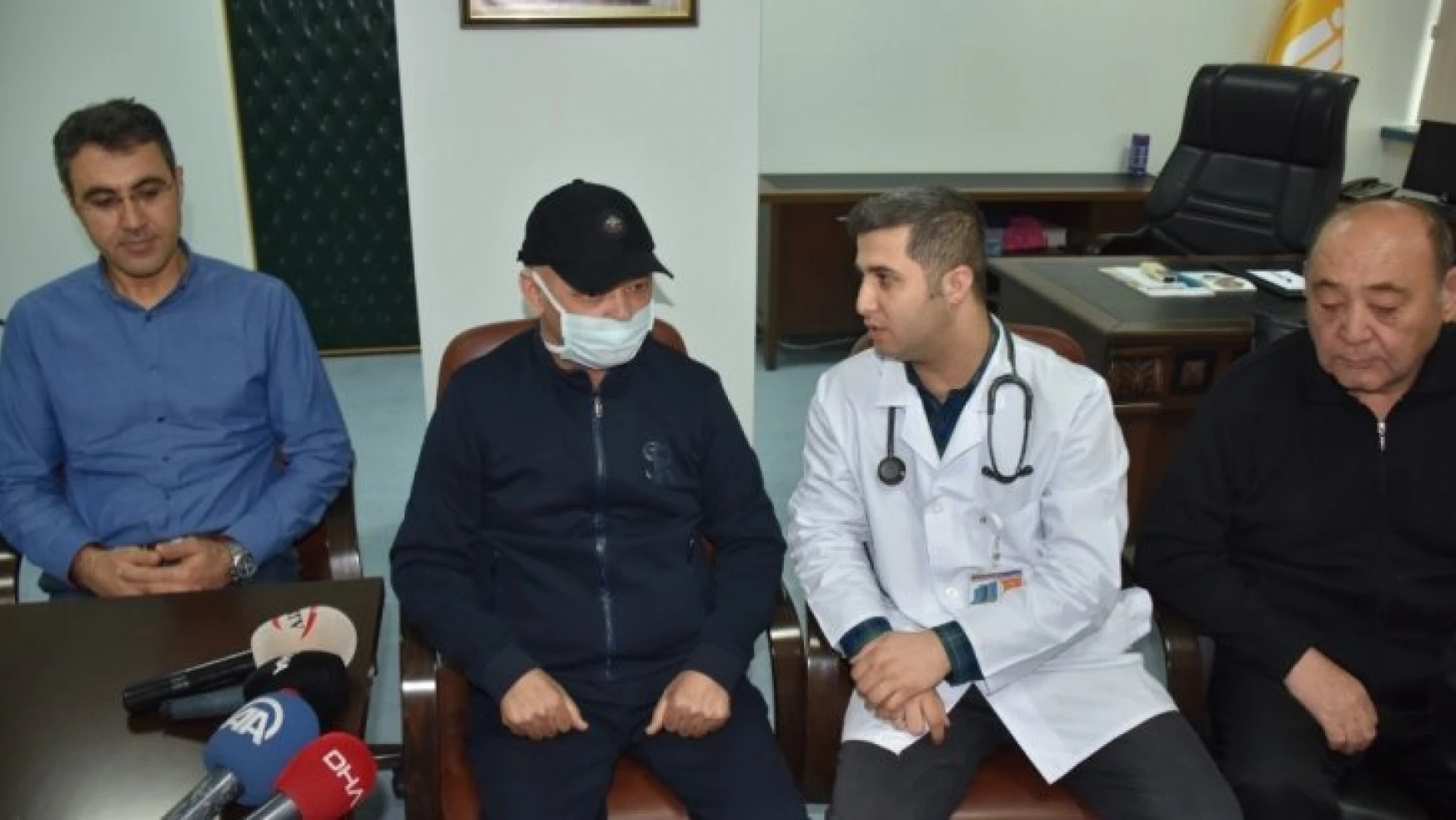 Özbekistanlı hasta şifayı Malatya'da buldu
