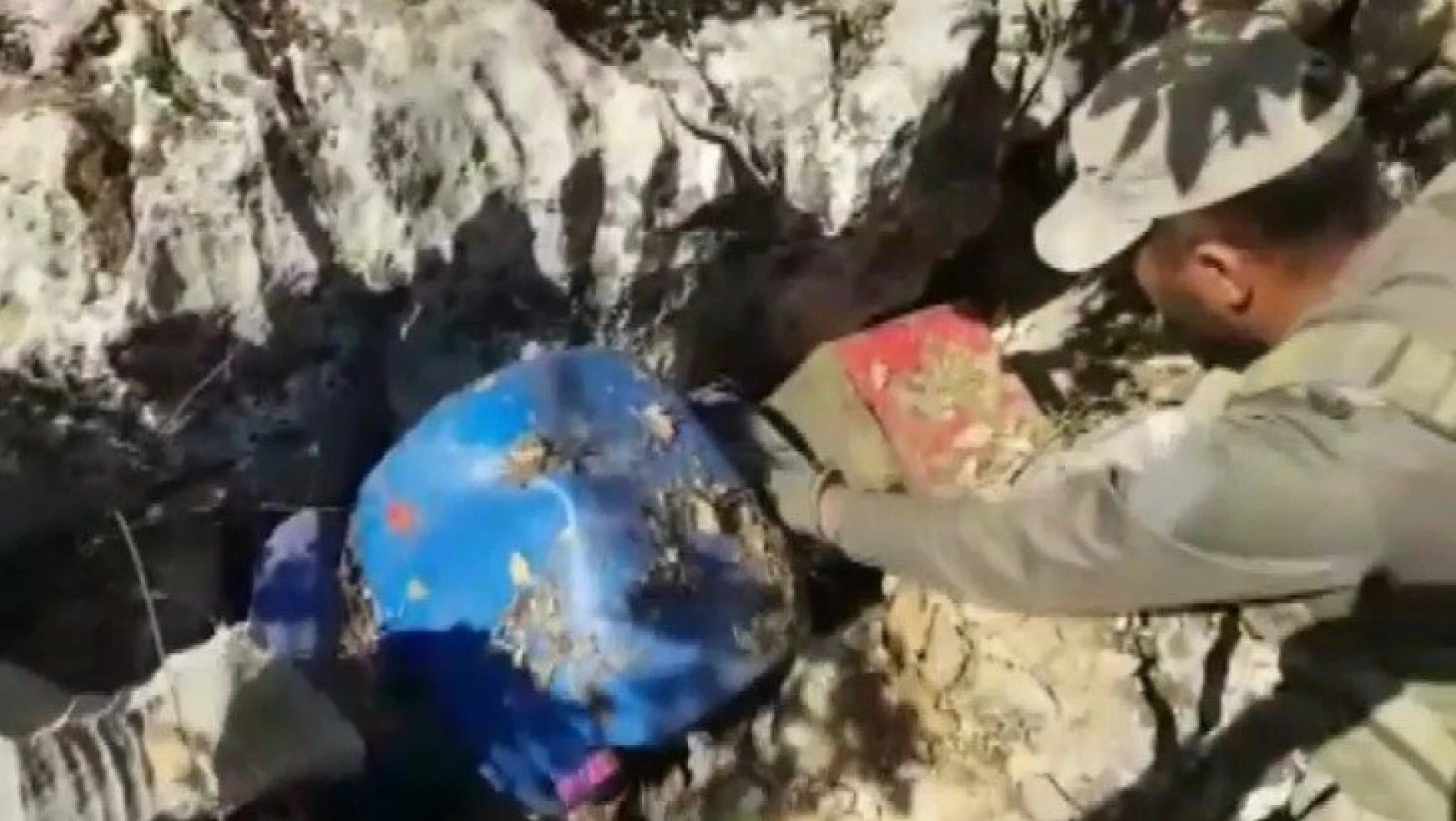PKK'ya ait patlayıcı madde ve yaşam malzemeleri ele geçirildi