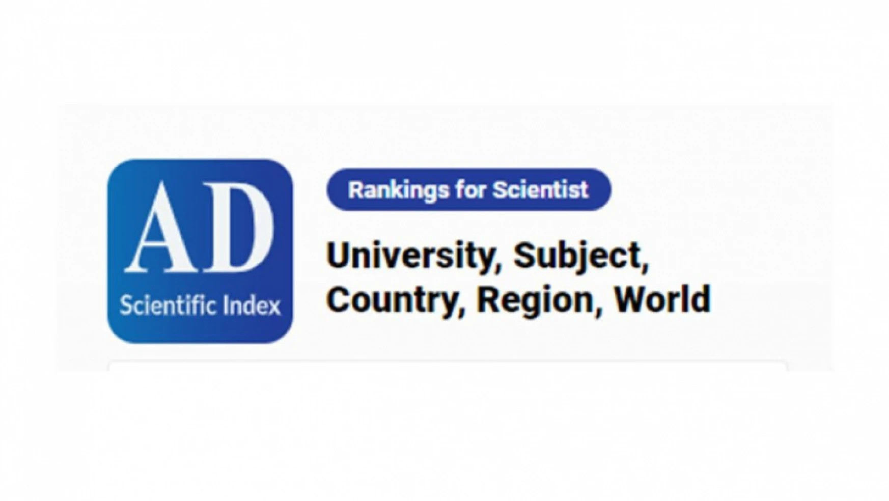 Verimlilik çalışmaları 'AD Scientific Index 2023' te