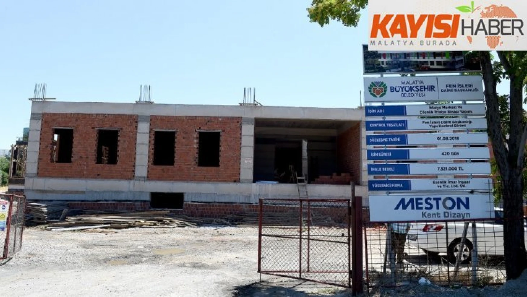 Yeni İtfaiye Merkezi inşaatı hızla devam ediyor