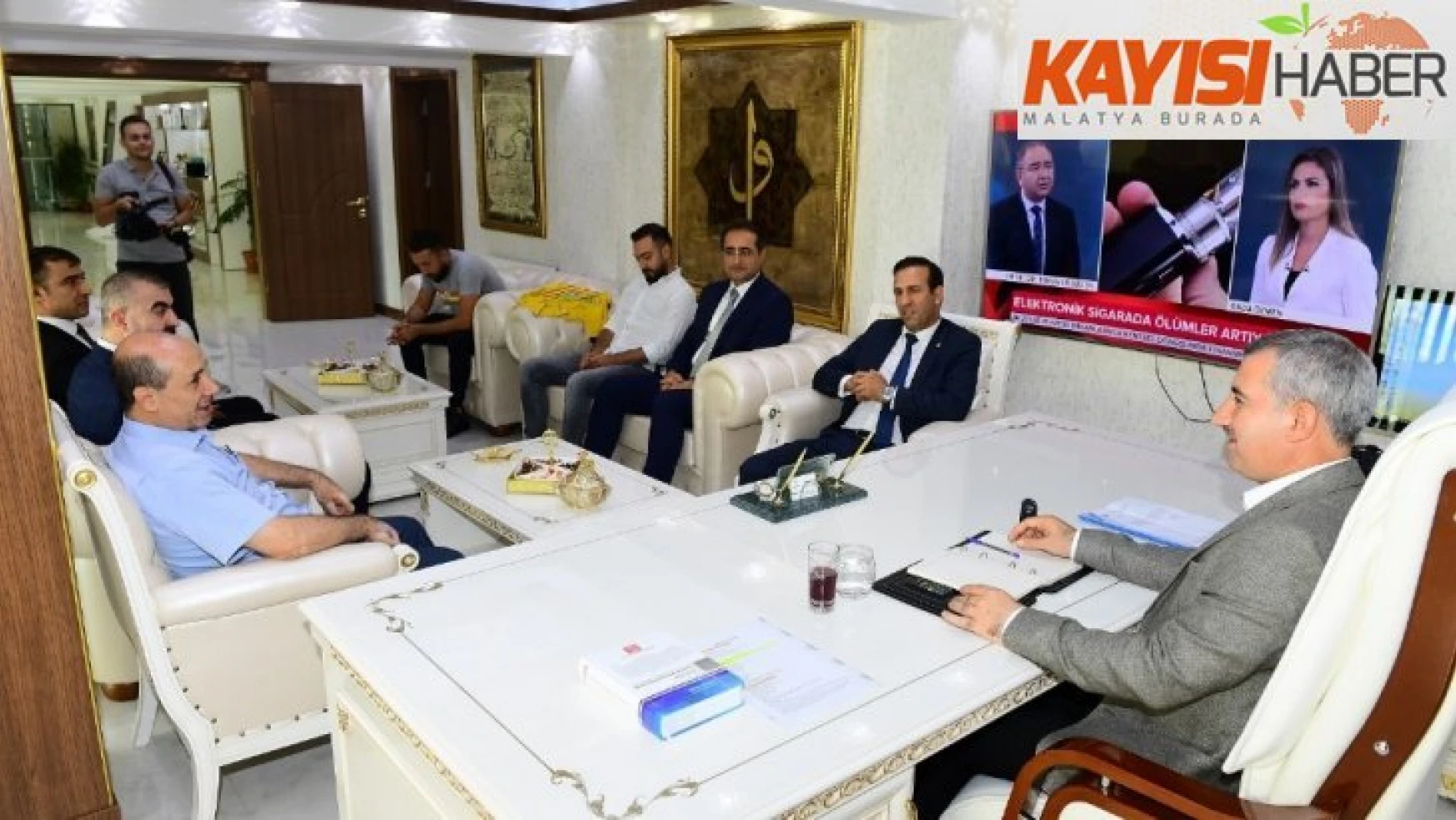 Yeni Malatyaspor yönetiminden Çınar'a ziyaret