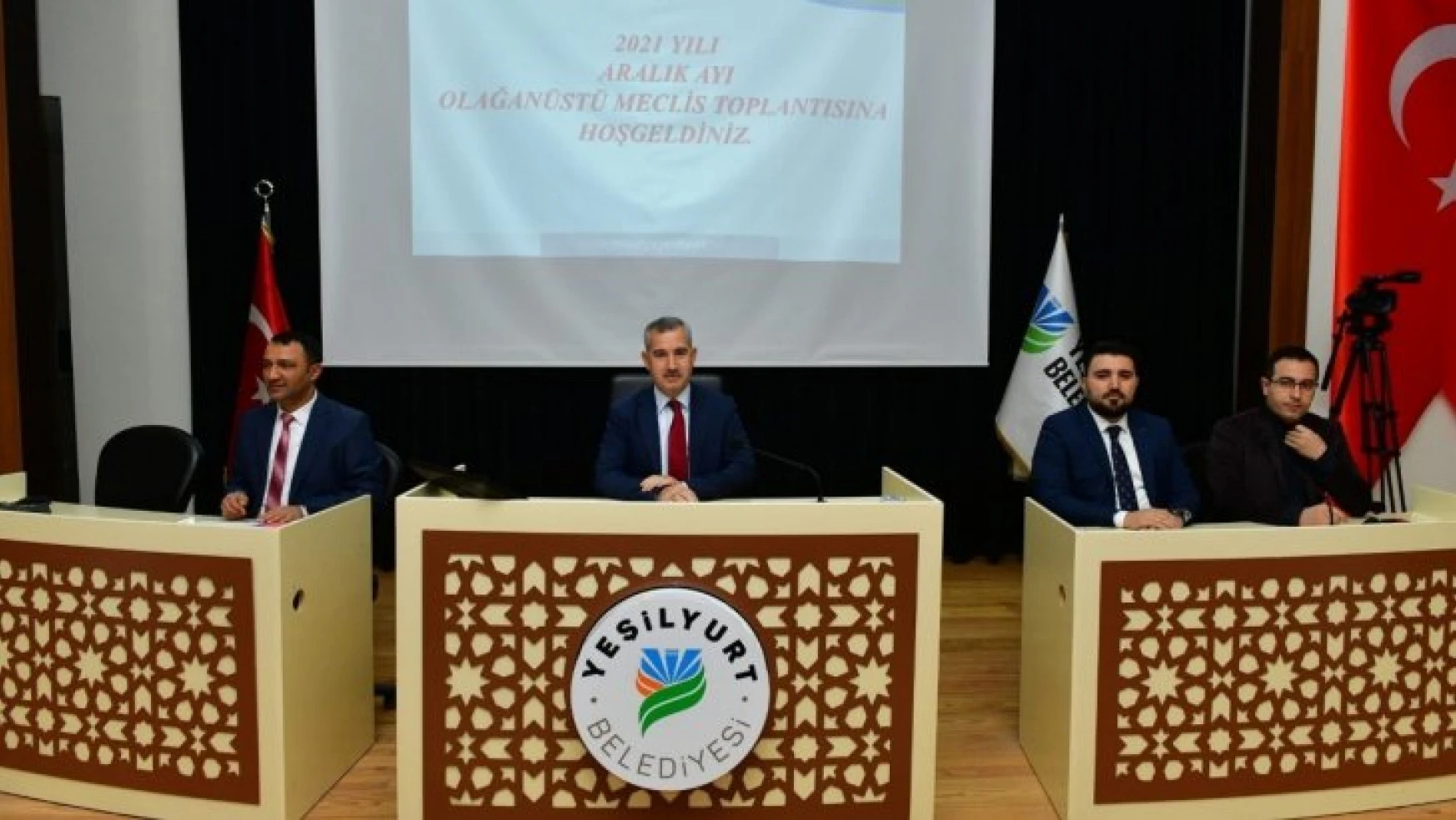 Yeşilyurt Belediye Meclisi Aralık ayı toplantısını yaptı