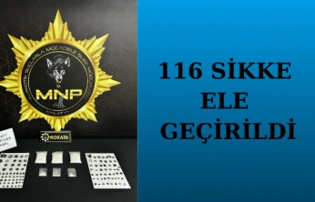 116 sikke ele geçirildi