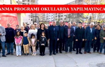Anma programı okullarda yapılmayınca