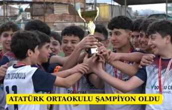 Atatürk Ortaokulu Şampiyon Oldu