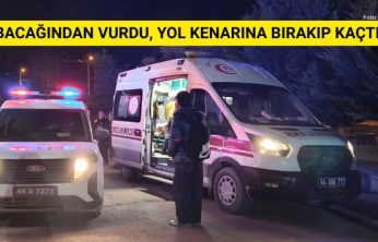 Bacağından vurdu, yol kenarına bırakıp kaçtı
