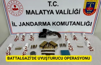 Battalgazi'de uyuşturucu operasyonu