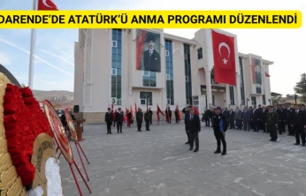 Darende'de Atatürk'ü Anma Töreni Düzenlendi