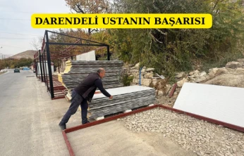 Darendeli ustanın başarısı